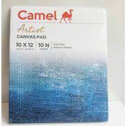 Camel Artist Canvas Pad 10x12inch or 25.4x30.48cm